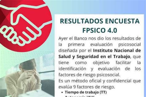 Resultados Encuesta Fpsico Secci N Sindical Estatal Ugt Banco