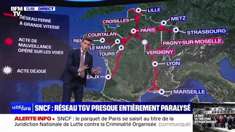 Sabotages Sur Le R Seau Sncf Quelles Sont Les Lignes Concern Es