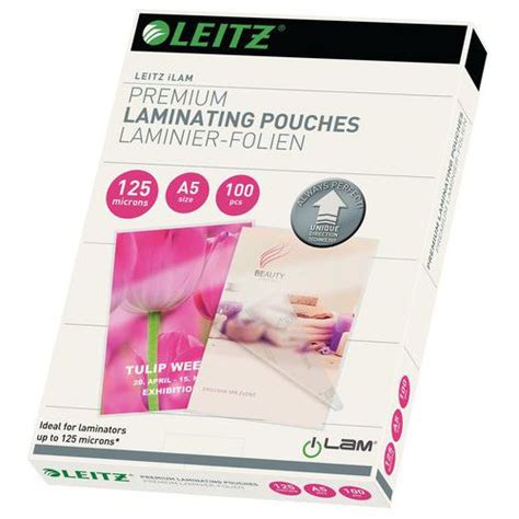 Pochettes De Plastification A Udt M Pack De Leitz