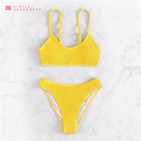 Simple Underwear bikini ชดวายนำ บกน สพน Shopee Thailand