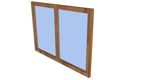 Standard Double Window 3d Warehouse