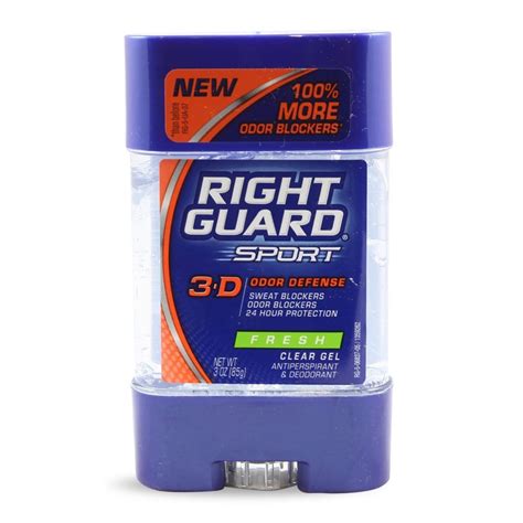 Right Guard Sport Anti Perspirant Deodorant Clear Gel Fresh Oz