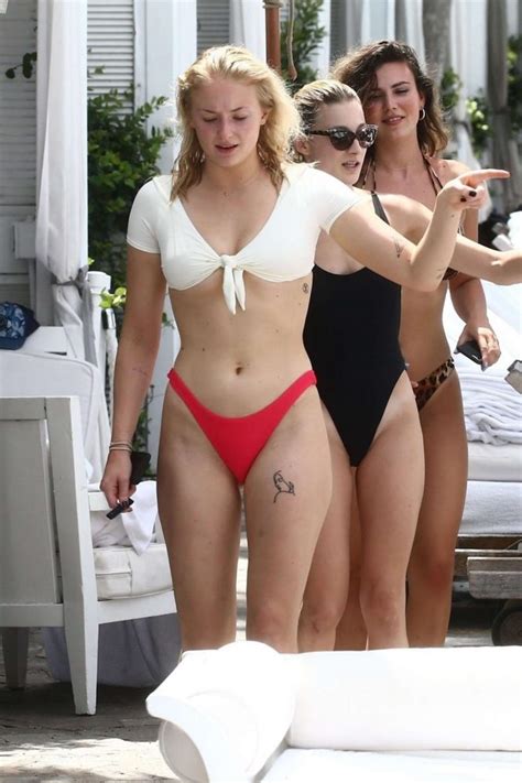 Sophie Turner In Bikini 2018 06 GotCeleb