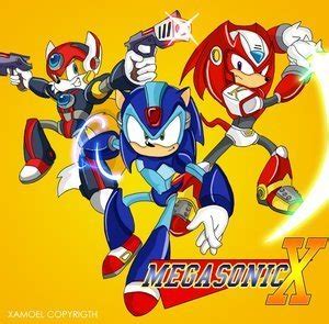 Megaman X And Sonic Megaman And Sonic The Hedgehog Fan Art