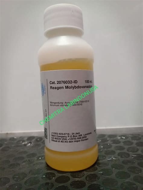 Jual HACH 2076032 Molybdovanadate Reagent 100 ML MDB Kab Bekasi