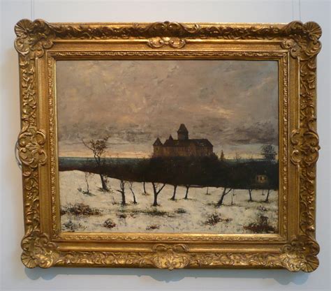 The Castle Of Blonay Gustave Courbet Artwork On USEUM