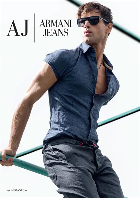 Fabio Mancini Tomas Skoloudik For Armani Jeans Spring Summer 2014