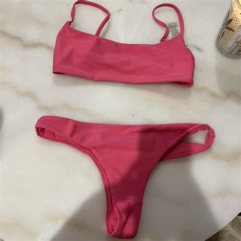 Pink Glassons Bikini Both Size However Tag Has Depop