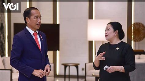 Jokowi Bertemu Puan Maharani Di Istana Bahas Politik Nasional