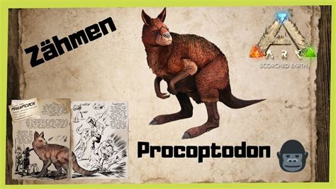 ARK Survival Evolved Procoptodon zähmen 2022 Taming INFO GUIDE