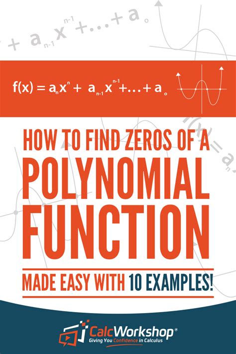 How To Find Zeros Of A Polynomial 10 Awesome Examples