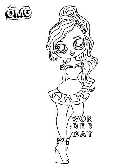 18 Lol Surprise Omg Dolls Coloring Pages Printable Pics Colorist Porn