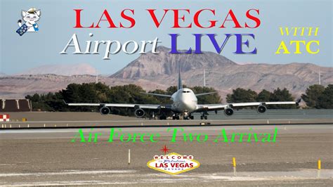 LIVE PLANE SPOTTING FROM LAS VEGAS AIRPORT Air Force Two Arrival