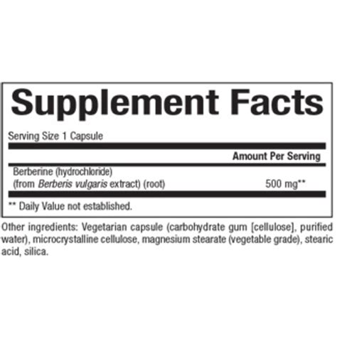 Natural Factors - Wellbetx Berberine 500 mg - 120 Capsules - Charlotte ...