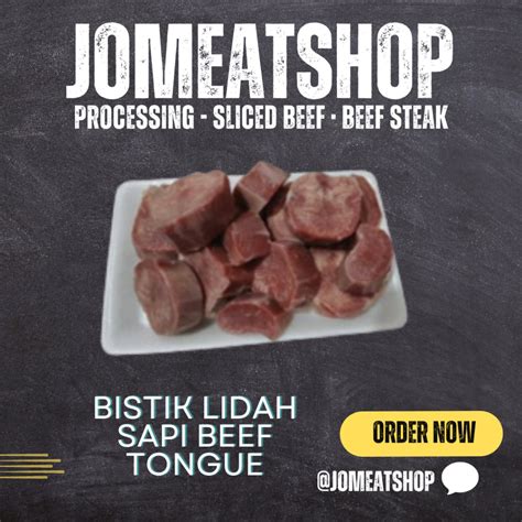 Jual Daging Bistik Lidah Sapi Beef Tongue 500gr Shopee Indonesia