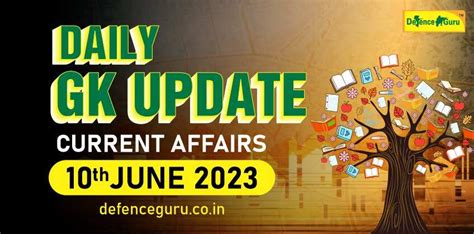 Daily Gk Update 10th June 2023 Current Affairs