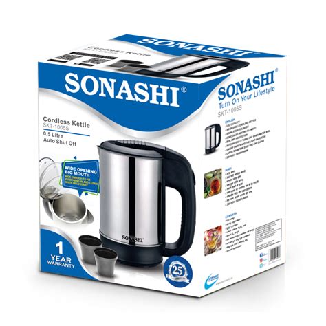 Half Litre Kettle SKT 1005S Sonashi Electronic