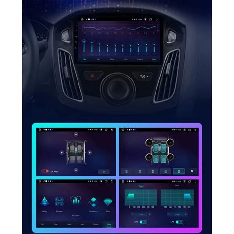 Junsun navigációs rendszer, Ford Focus MK3 (2012 - 2018), Android 12, 4 ...