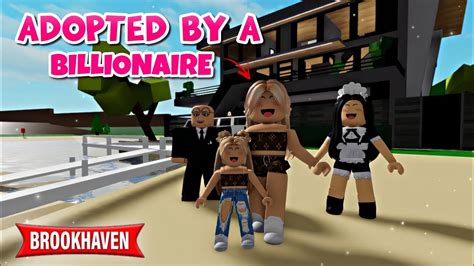 ADOPTED BY A BILLIONAIRE Brookhaven Rp Roblox YouTube