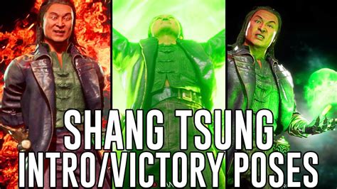 Mk All Shang Tsung Intros Victory Poses Youtube