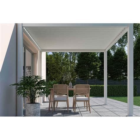 Pergola Bioclimatique Autoport E En Aluminium Lames Orientables X