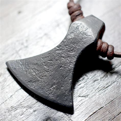 Viking Axe Head Pendant – Taitaya Forge