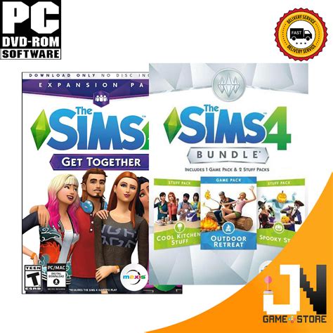 Pc The Sims 4 Bundle Pack 2 Get Together Dlc รหัสดิจิทัล Eu ภาษา