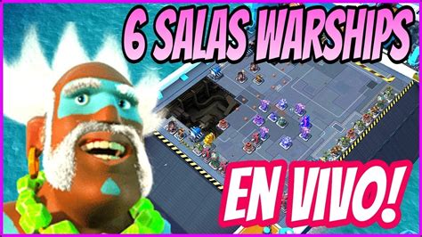 6 SALAS WARSHIPS EN VIVO BOOM BEACH 2020 YouTube