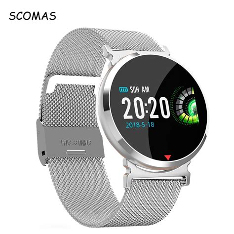 SCOMAS Q8 Smart Watch OLED Color Screen Smartwatch Fashion Fitness