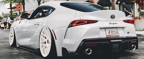 Slammed 2020 Toyota Supra Rendered On Air Suspension Looks Glued To