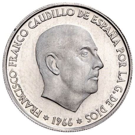 Espa A Centimos Franco Estado Espa Ol Moneda De Aluminio