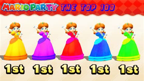 Mario Party The Top 100 Best Minigames Daisy Vs Peach Vs Luigi Vs