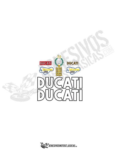 juego de Adhesivos DUCATI 24 HORAS 2ª SERIE