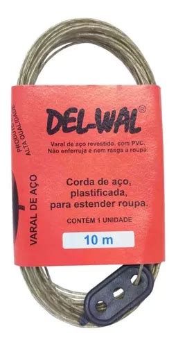 Cabo De Aço Revestido Em Pvc P Varal Cordas De 10 Mts MercadoLivre