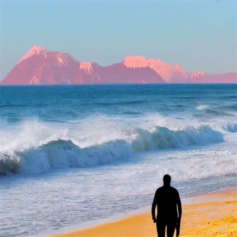 A Beach With Mountains On Each Side The Tallest Peaks Stable