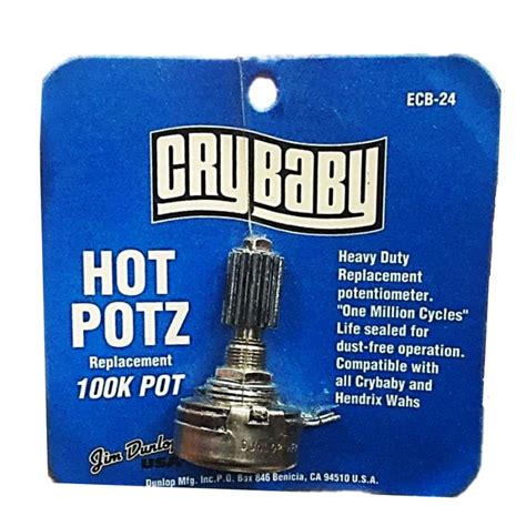 Potenciómetro Cry Baby Hot Potz K Dunlop Axcess Instrumentos Musicales Audio Profesional