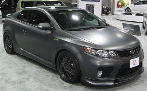 Matte black cars, Kia forte, Kia