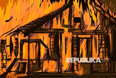 Lantai Empat Gedung Kementerian Desa Di Kalibata Kebakaran Republika