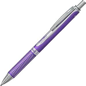 Pentel EnerGel Alloy RT Premium Stylo à gel liquide Corps violet 0 7 mm