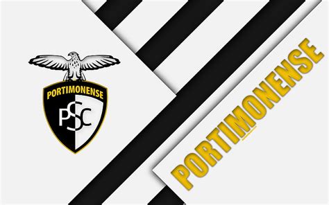 Portimonense SC Logo Football Lawn Portuguese Football Club White