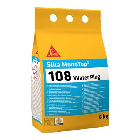 Sika MonoTop-108 WaterPlug - Fast acting cement mortar - Sika