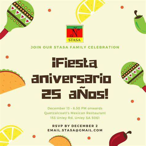 13 Dec: 25th Anniversary Dinner – STASA