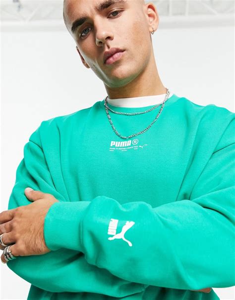 Купить Толстовки Яркая зеленая толстовка Puma acid - эксклюзивно для ...