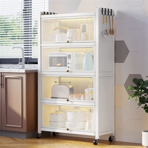 Covaodq Cabinets For Kitchen Tier Kitchen Pantry Storage Cabinet