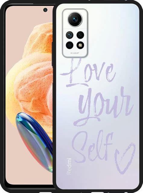 Cazy Hoesje Zwart Geschikt Voor Xiaomi Redmi Note Pro G Love