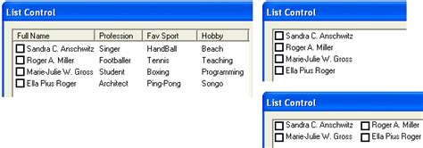 MFC Controls The List Control