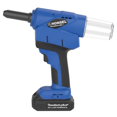 Battery Powered Riveting Tool Rivdom EBZ 2 HONSEL Group For Blind