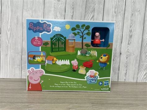 PEPPA PIG PEPPA'S Day at the Zoo Experience Hasbro Kids Toy Figures ...