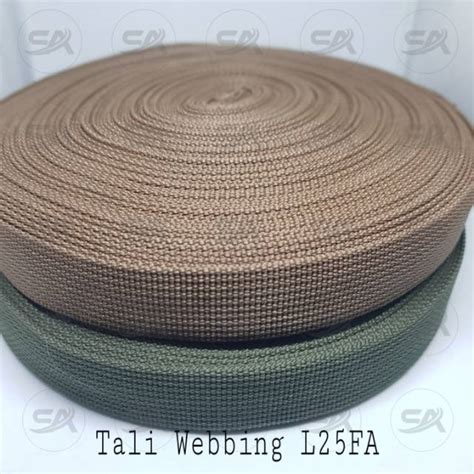 Jual TALI WEBBING L25FA TALI BISBAN 2 5CM ROL Shopee Indonesia