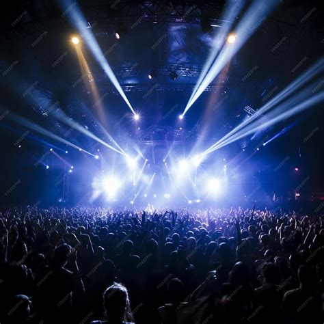 Premium AI Image | a large crowd of people at a concert